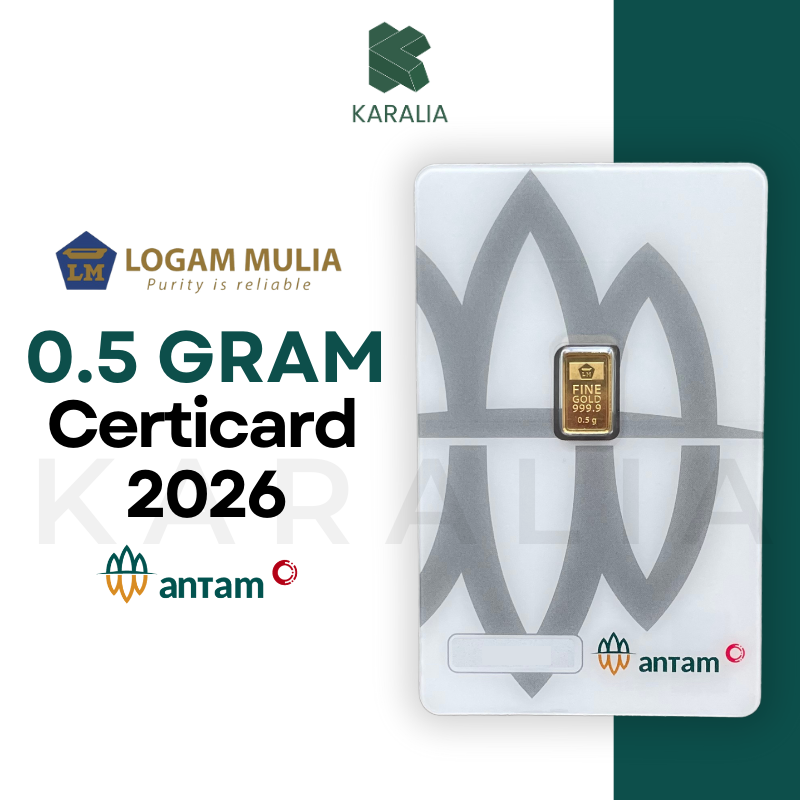 LM Emas Antam 0,5 Gram Certicard 2026